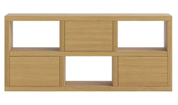 Mueble auxiliar pequeño 3 puertas nórdico Sendai