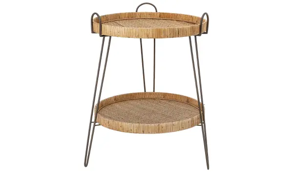 Mesa auxiliar ratán naturaleza