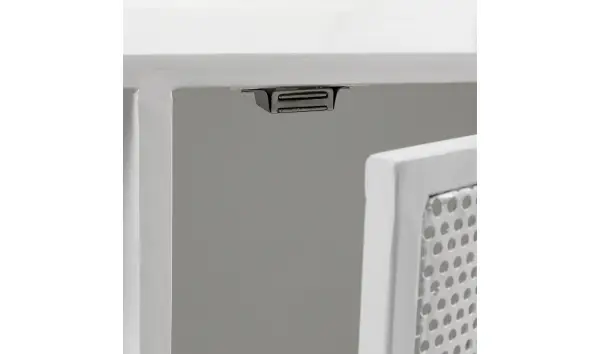Mueble tv industrial blanco Rita