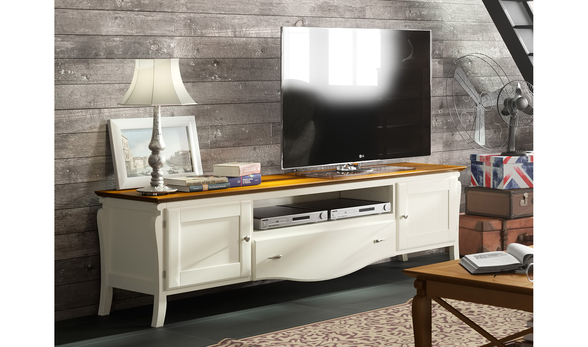Mueble tv provenzal Mediterráneo
