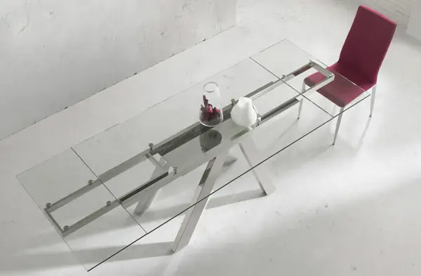 Mesa de comedor extensible metal Tree