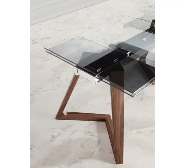 Mesa de comedor extensible porcelánico Nil