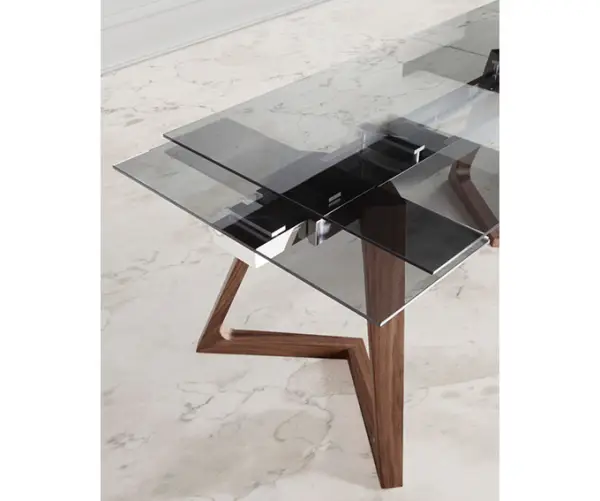 Mesa de comedor extensible porcelánico Nil