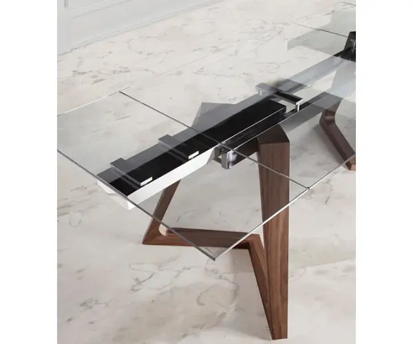 Mesa de comedor extensible porcelánico Nil