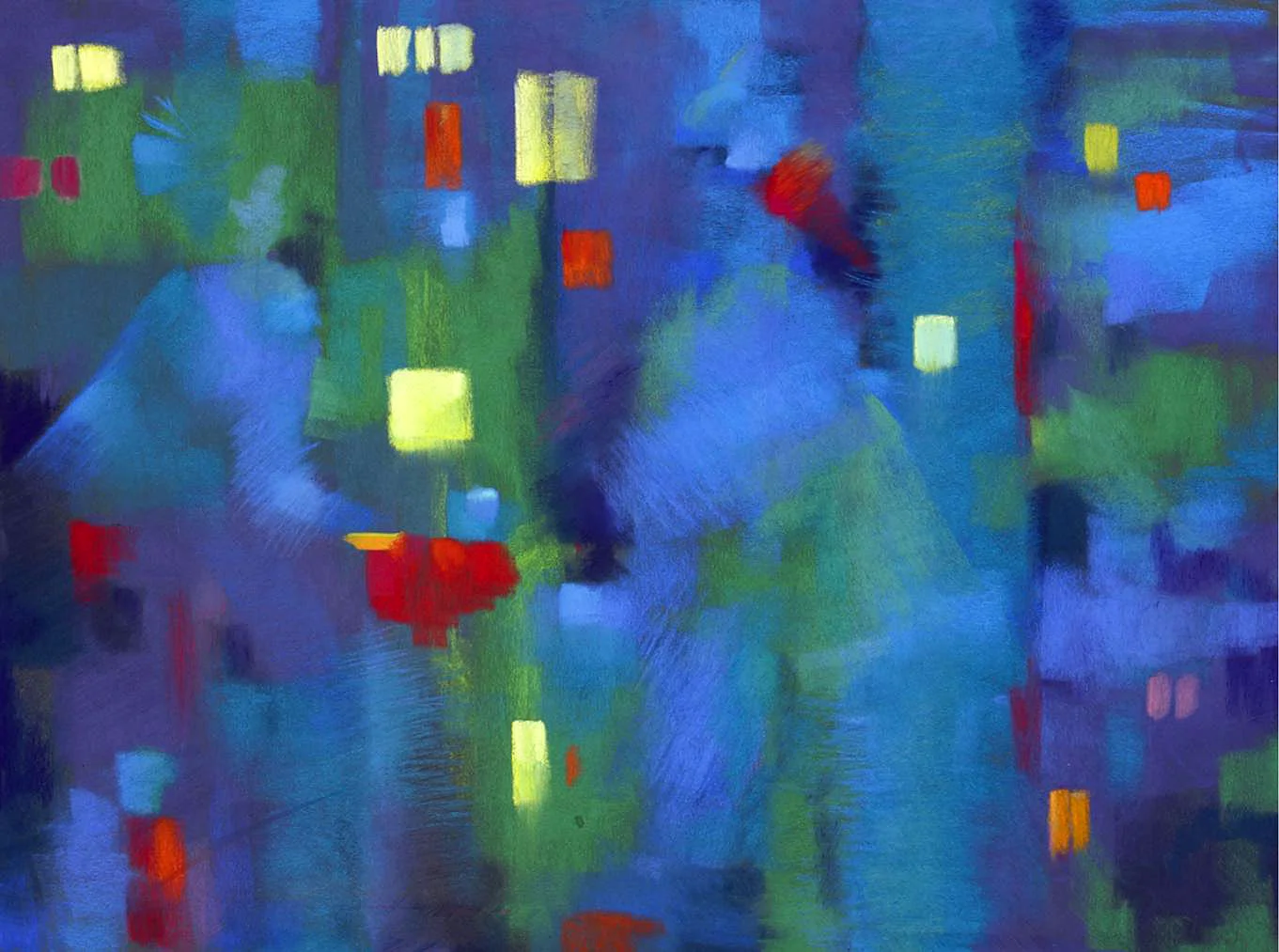Cuadro canvas ships in the night