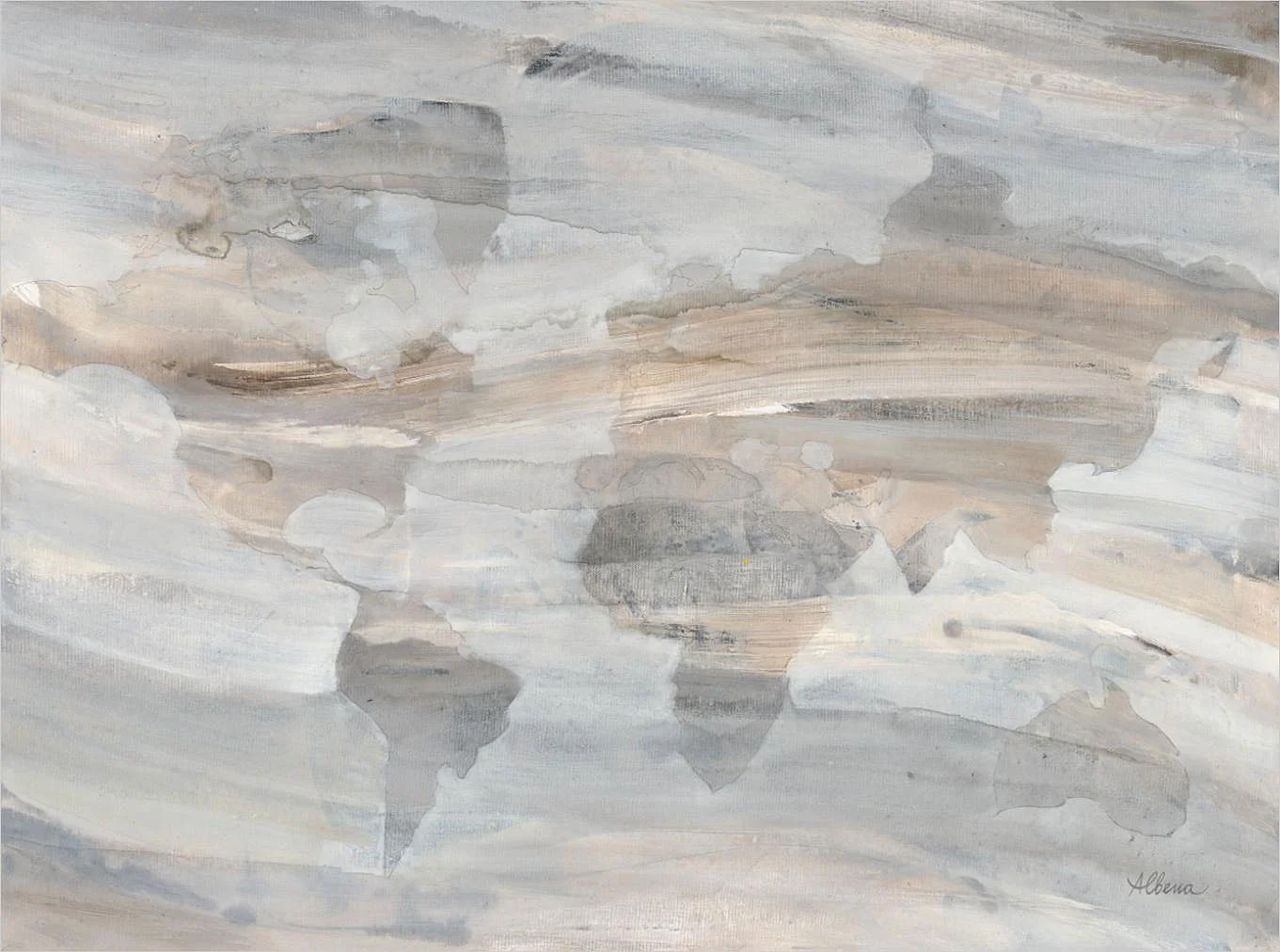 Cuadro canvas misty world