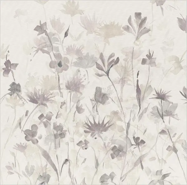 Cuadro canvas garden shadows IV purple grey