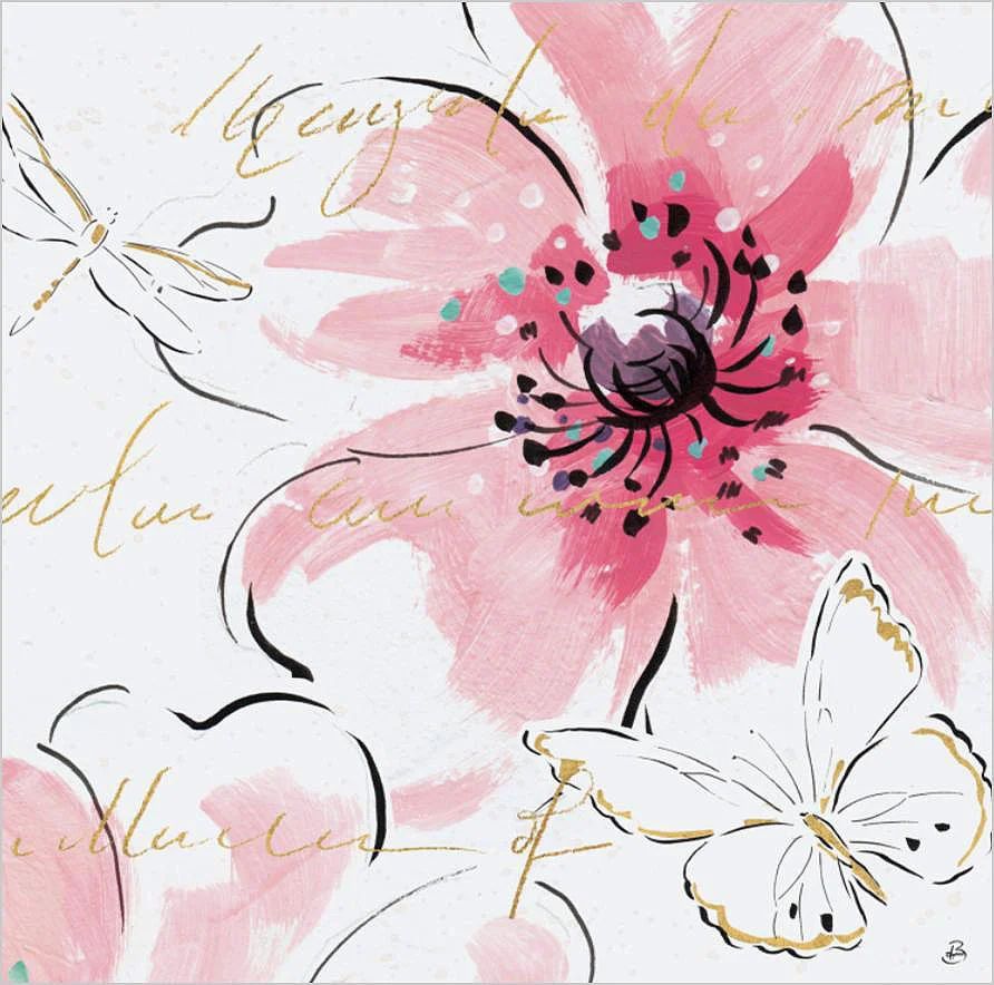 Cuadro canvas simply pink III