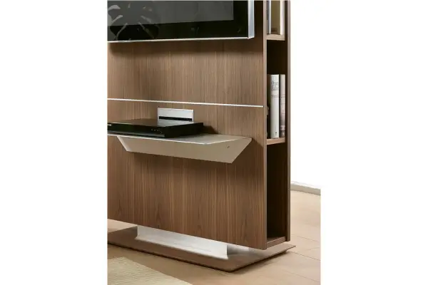 Mueble de tv giratorio con estantería Lounge by Pacini e Cappellini