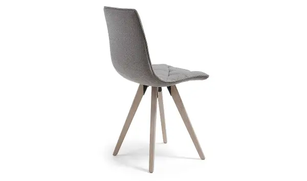Set 4 Silla gris oscuro nórdica Kut Lig.defectos