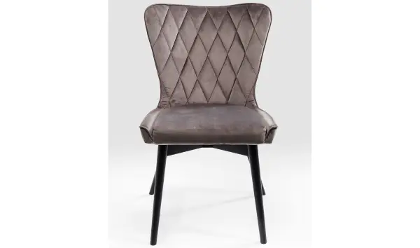 Silla velvet gris Marsal