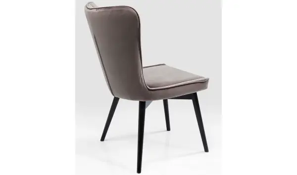Silla velvet gris Marsal