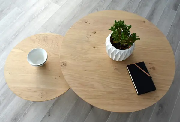 Mesa de centro nordica patas conicas Luna