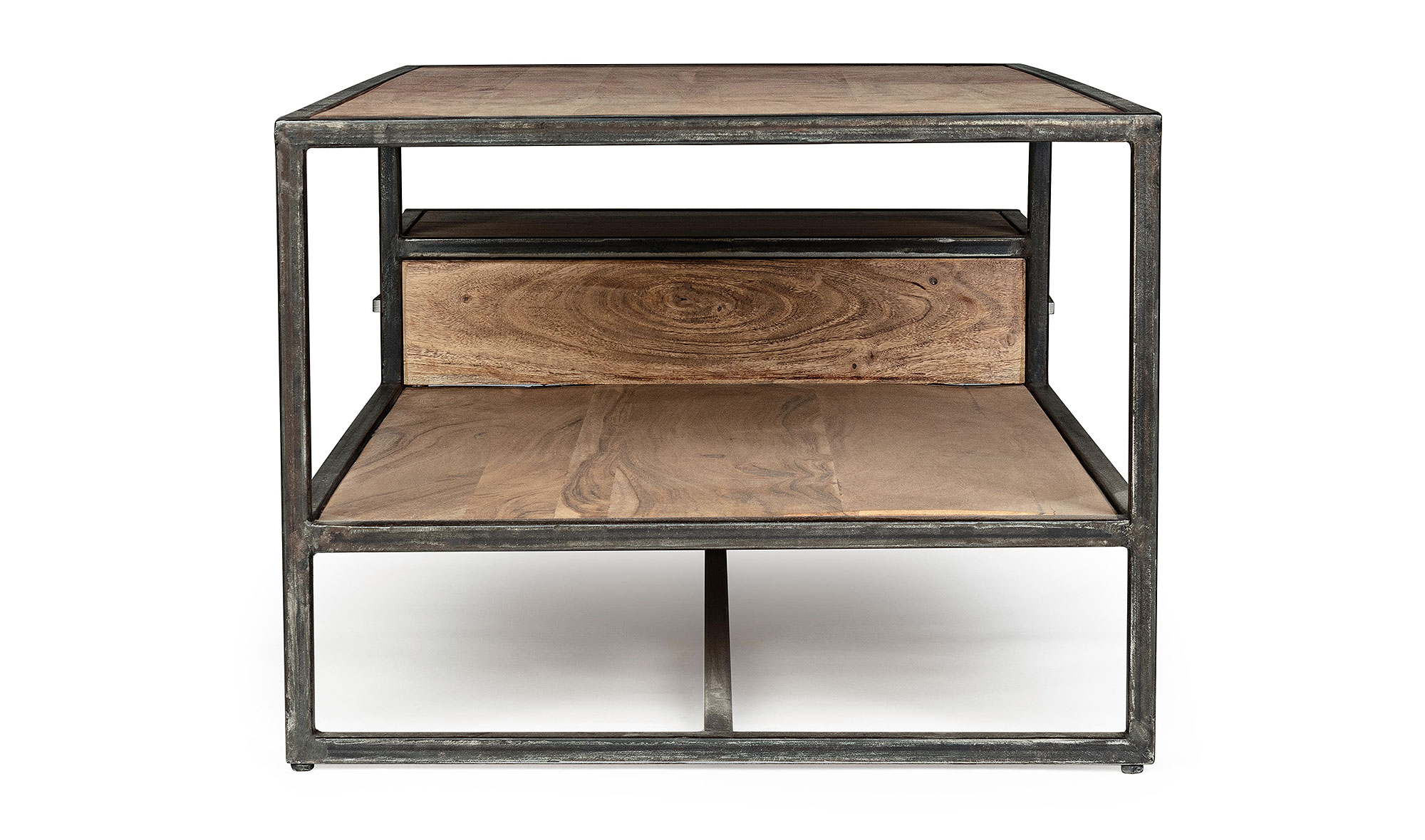 Mesa de centro industrial 1 cajón Phoenix