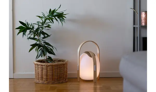 Lampara de sobremesa con altavoz Ovo Mooni
