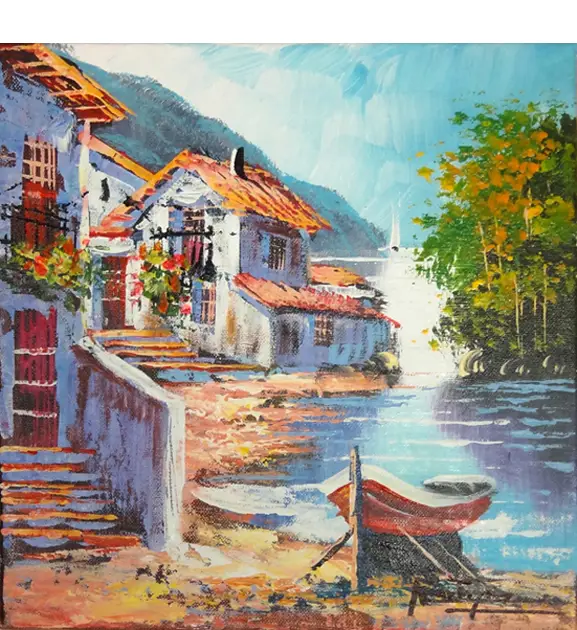 Cuadro Pintura Clásica Marina III