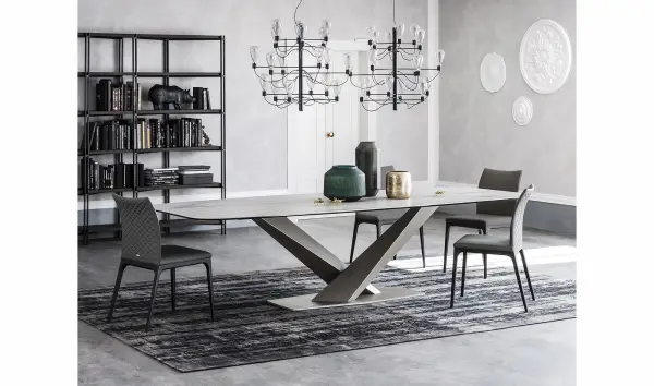 Mesa de comedor Stratos Keramik Cattelan