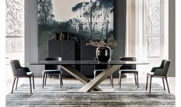Mesa de comedor Stratos Keramik Cattelan