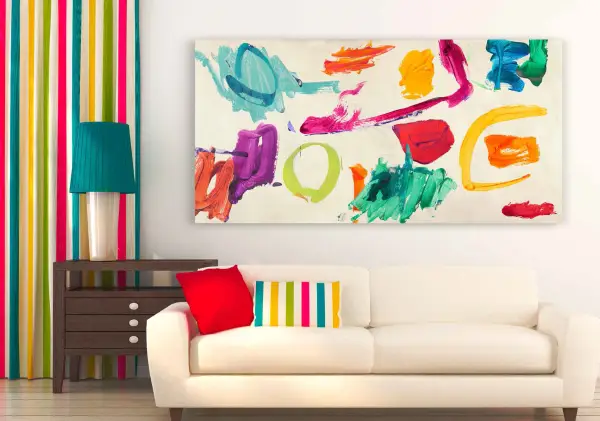 Cuadro canvas abstracto juego de niï¿½os