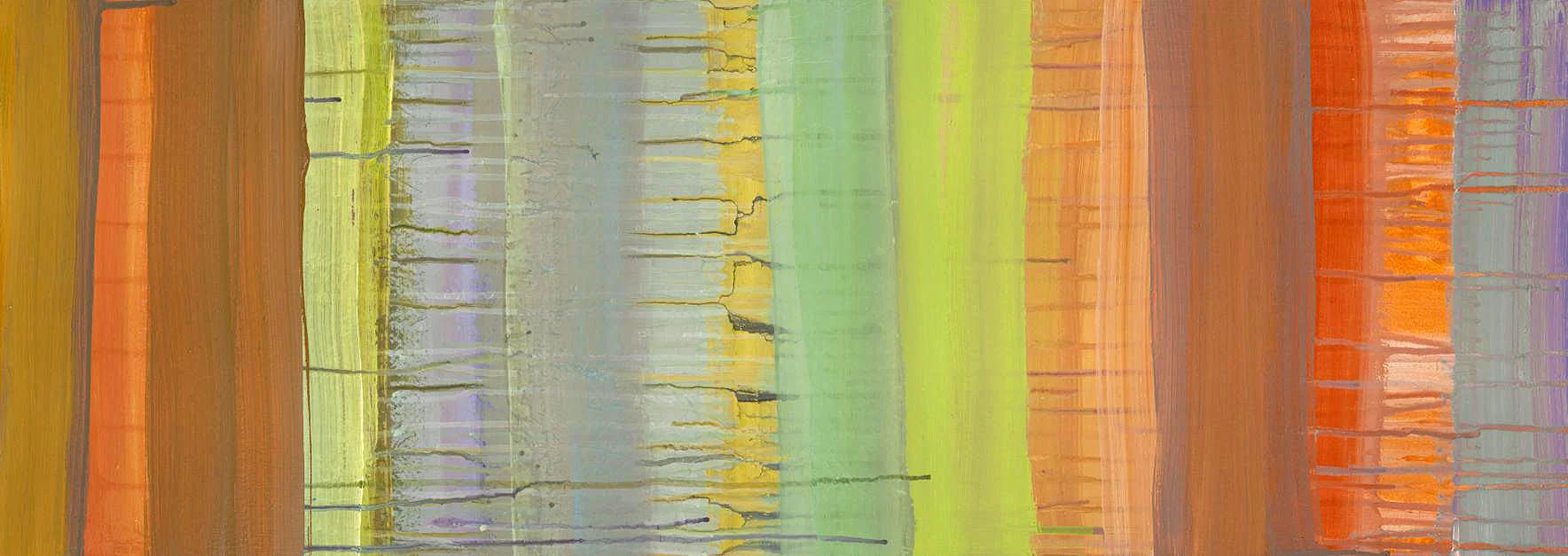 Cuadro canvas abstracto tropical