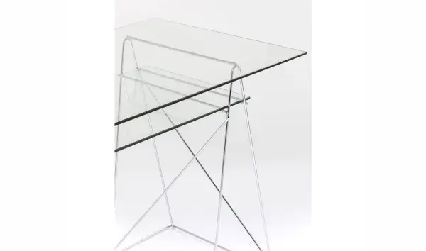 Mesa de escritorio de cristal Polar