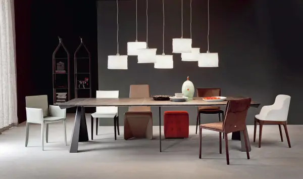 Consola mesa de comedor 5 extensibles Convivium Cattelan