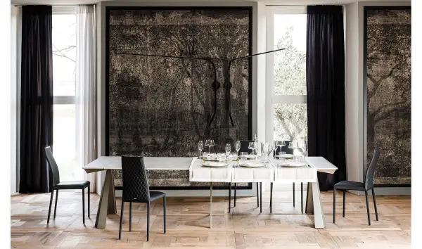 Consola mesa de comedor 5 extensibles Convivium Cattelan