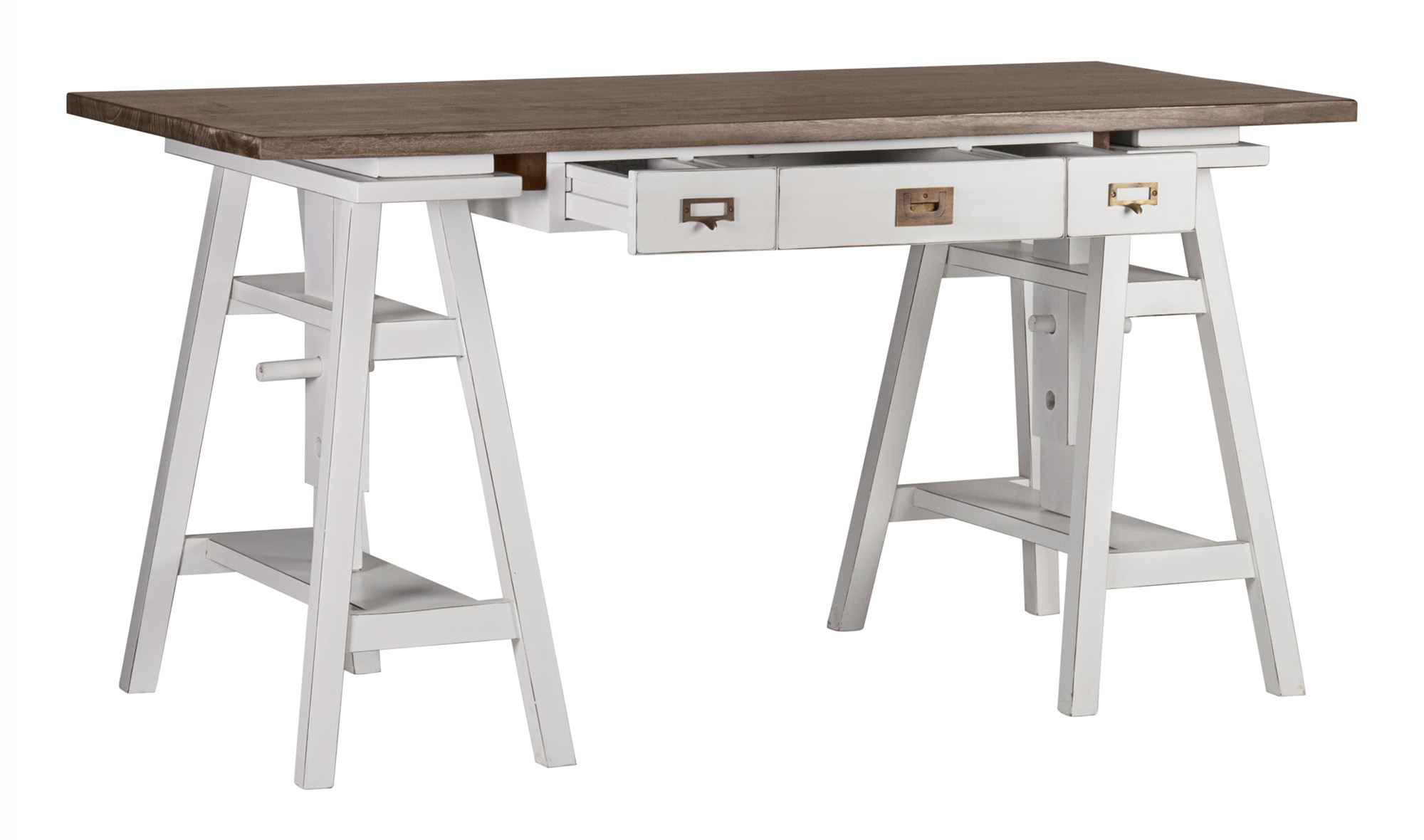 Mesa de escritorio regulable colonial Everest