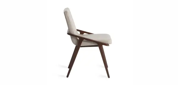 Silla de diseño nogal Jellet