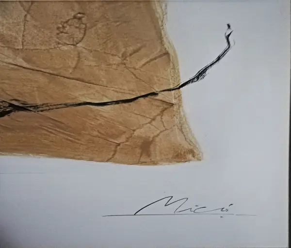 Cuadro pintura original attesa