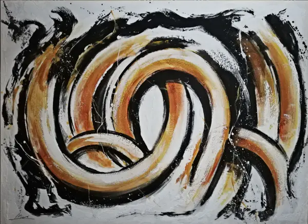 Cuadro pintura original happening