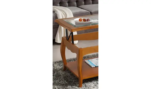 Mesa de centro clásica elevable Berna