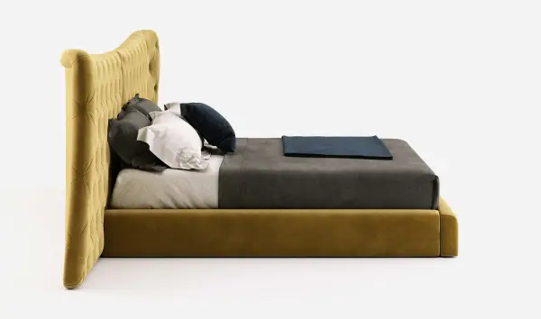 Cama tapizada de diseño Monroe