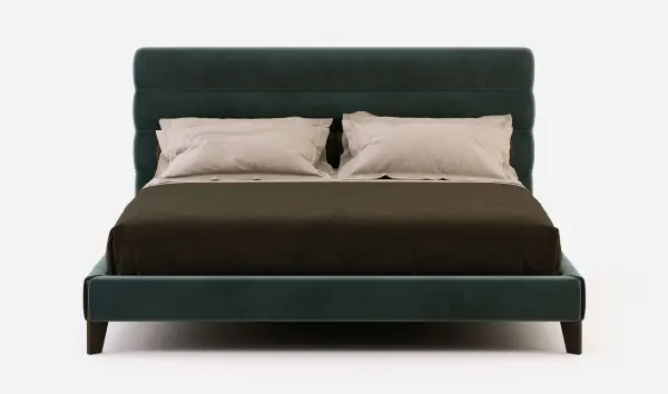 Cama tapizada de diseño Yumi