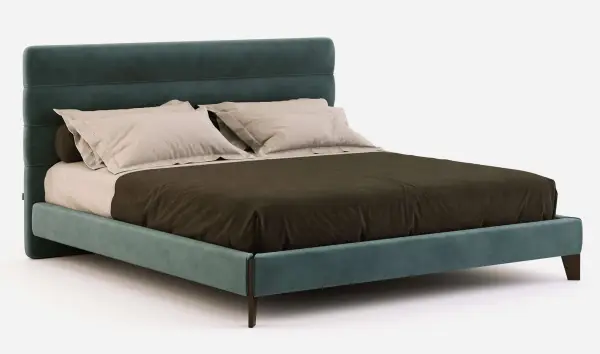 Cama tapizada de diseño Yumi