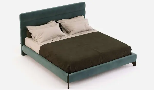 Cama tapizada de diseño Yumi