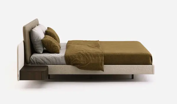 Cama tapizada de diseño Amanda