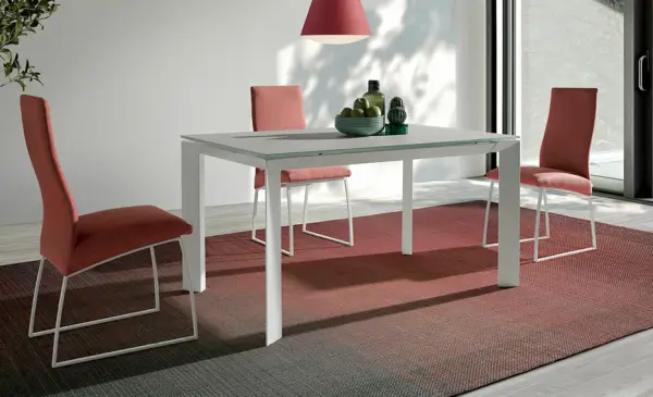 Mesa de comedor extensible porcelánico Seven