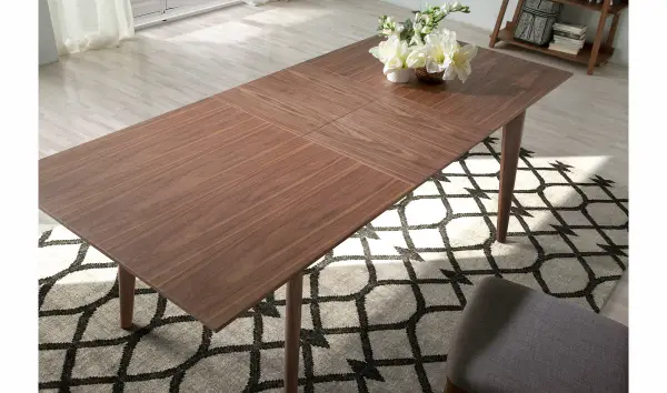 Mesa de comedor extensible nogal Eibrus