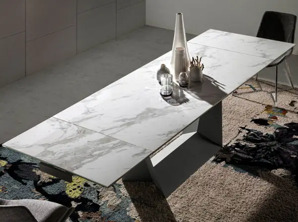 Mesa de comedor extensible porcelánico Puskin