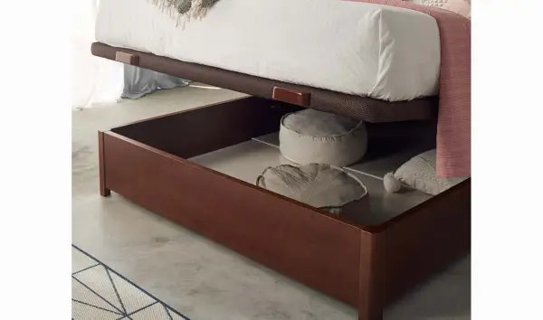 Cama con canapé clásica hega