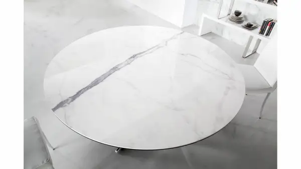 Mesa de comedor redonda porcelánico Xenon