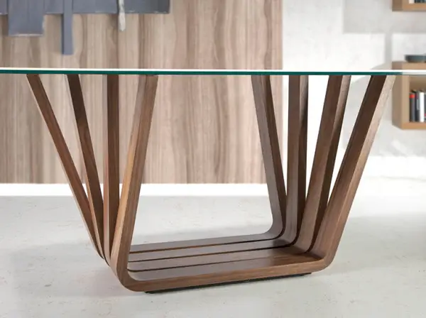 Mesa de comedor de diseño porcelánico Paute