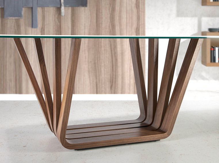 Mesa de comedor de diseño porcelánico Paute