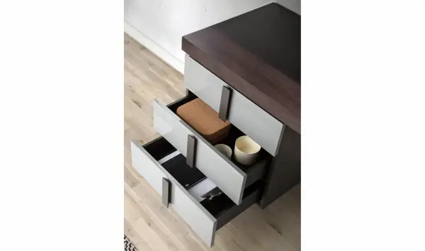 Mesa de escritorio 3 cajones de diseño Verty