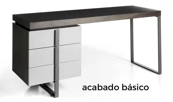 Mesa de escritorio 3 cajones de diseño Verty