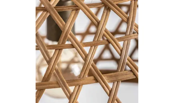 Lampara de techo bamboo