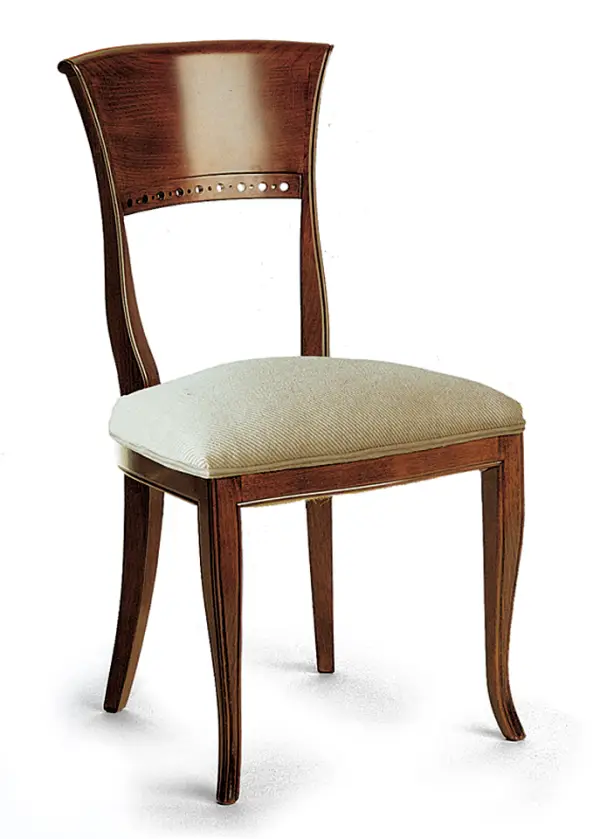 Silla clasica tapizada Sella