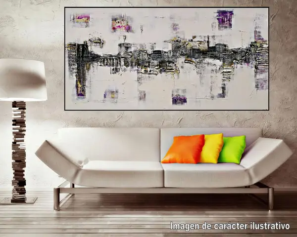 Cuadro pintura original reflejos