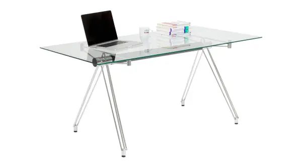Mesa despacho cromada Moderna Dove